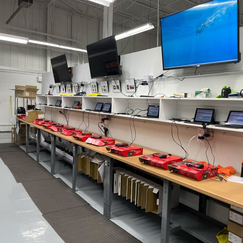 Electrical contracting field work by White Light Electric.